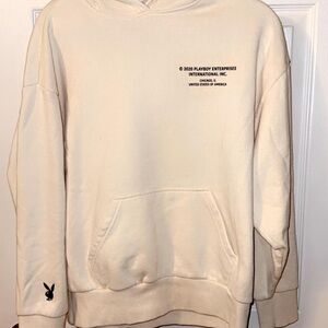Playboy Cream Hoodie for Men